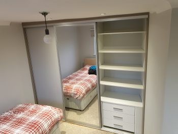 Slotted Storage And Wardrobe Solution