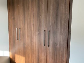 Recessed Fitted Pine Wardrobe